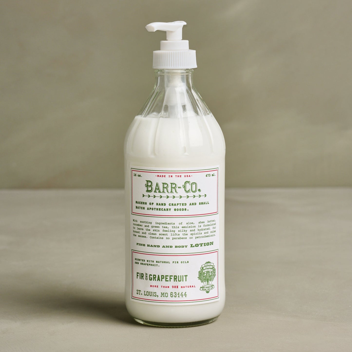 Barr Co Fir & Grapefruit Hand Lotion